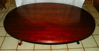 Solid Cherry Dropleaf Coffee Table By Ethan Allen (ct132)