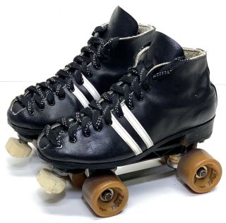 Vintage Riedell Roller Derby Speed Skates Zinger Wheels,  Sunlite Plates,  Sz 8.  ?