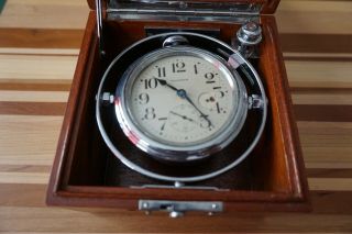 Waltham Ship Clock / Chronometer 4