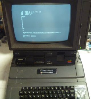 Vintage Bell & Howell Apple II Plus Computer,  Drives,  Monitor,  Darth Vader Black 3