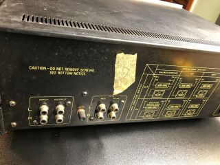 Vintage Pioneer SG - 9500 Stereo Graphic Equalizer Silver Face EQ 7