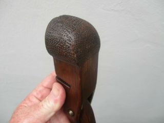 An Unusual Antique Carved Oak Owl Design Nutcracker c1920? 7