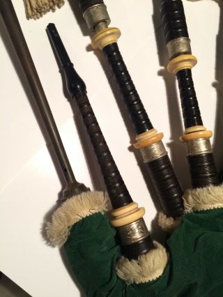 Vintage Bagpipe Bagpipes estate item as - found 4