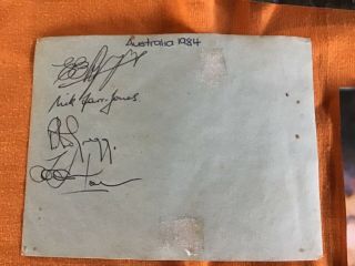 1984 Wallabies Grand Slam Adidas jersey - team signatures Rare 4