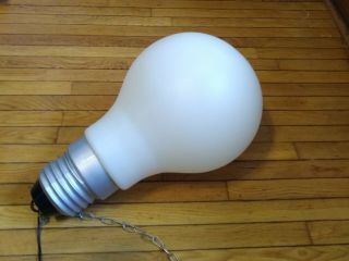 Retro Mid Century Modern Rare Ingo Maurer Bulb Bulb Hanging/ Swag / Floor Lamp