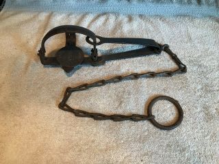 Vintage Newhouse 21 1/2 Long Spring Trap Trapping Victor Sargent 2
