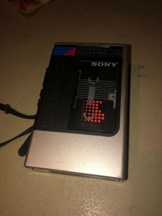 Rare Vintage Sony WM - F8 Walkman Cassette Player FM Radio Japan 80s Strap 2