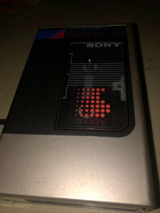 Rare Vintage Sony WM - F8 Walkman Cassette Player FM Radio Japan 80s Strap 3
