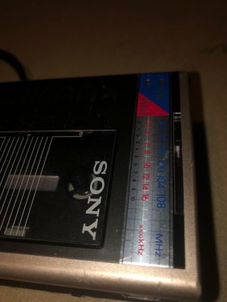 Rare Vintage Sony WM - F8 Walkman Cassette Player FM Radio Japan 80s Strap 4