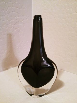 Vintage Sommerso Dusk Orrefor Vase By Nils Landberg