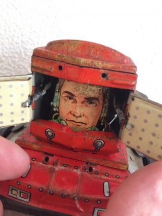 Vintage Tin Mars Explorer Robot Horikawa Japan 5