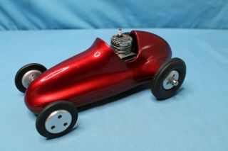 Rare Vintage Aluminum Tether Car W/ Mccoy 29 Engine Rear Wheel Drive Race