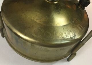 Vintage Coleman Solus Brass Camping Stove Heater 4