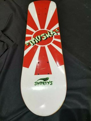 2001 Vintage Shortys Muska Sun Skateboard,  Not Reissue.