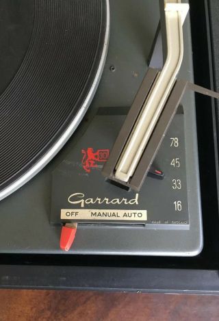 Vintage Garrard Turntable Model 30 Record Player Great 5