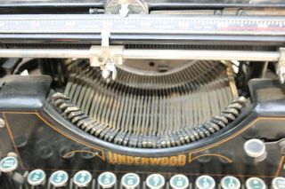 Vintage 1920 ' s Underwood Typewriter,  and RARE 3