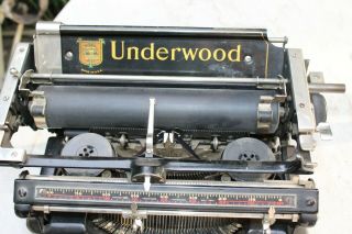 Vintage 1920 ' s Underwood Typewriter,  and RARE 4