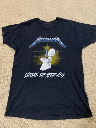Vintage 1987 Metallica - Metal Up Your Ass