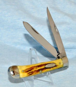 Vintage Case Xx Stag Trapper Knife 5254 1940 - 64