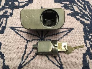 Rare Hi Shear Corp Lock With Medeco Key Construction Container 9