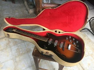 Vintage Semi Hollow Body Electric Guitar,  Project