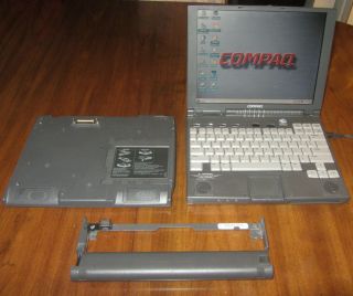 Vintage Compaq Armada 4131t Pentium 133mhz 32mb Ram Windows 95 A W/ Dock