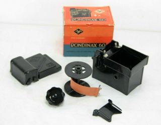 Vintage Agfa Rondinax 60 Daylight Film Developing Tank Roll Film,  Boxed