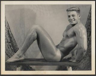 Vintage Bruce Of La Male Physique Photo Stamped 12