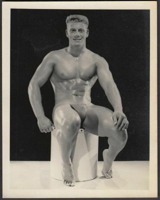 Vintage Bruce Of La Male Physique Photo Stamped 4