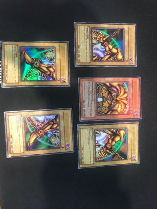 Exodia The Forbidden One – Lob 120 - 124,  Ultra Rare,  Complete Set 1st Edition