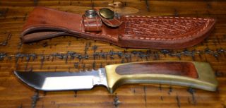 Rare Vintage Browning Tracker Skinner Fixed Blade Knife 3018215 Usa