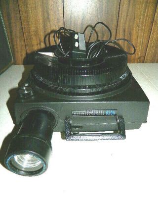 Vintage Kodak Carousel 850H Projector w/ Case,  Remote,  Tray & Inst. 2