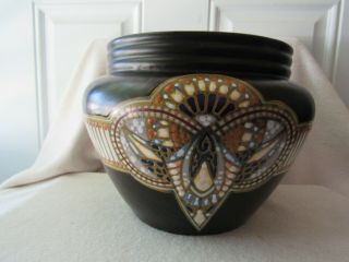 Vintage Art - Crafts Gouda Zuid - Holland Dutch Folk Art Deco Jardiniere 1923 Bowl