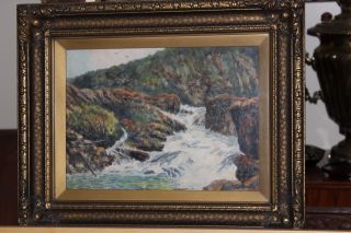 Antique Watercolor Painting Canadian Listed Artist William J.  Wood Group Of Seven
