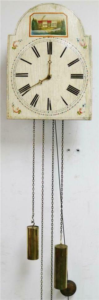 Very Rare Antique Black Forest 1/4 Striking Gande Sonnerie Surrerwerk Wall Clock
