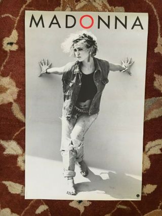 Madonna On Sire Records Rare Promotional Poster From 1983 First Poster