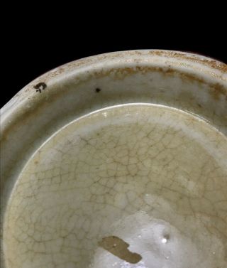 Rare Antique Chinese Monochrome Red Glaze Porcelain Bowl 8