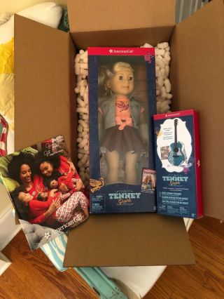 American Girl Doll Tenney Grant 18 Inch and Book And Accessories Christmas 8