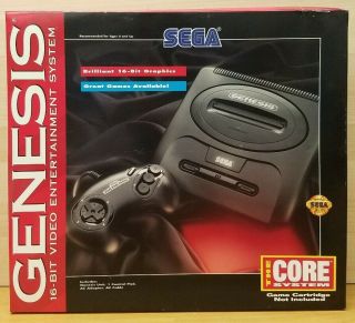Sega Genesis Model 2 Majesco Va4 Revision Model Mk 1451 Console System Nib Rare