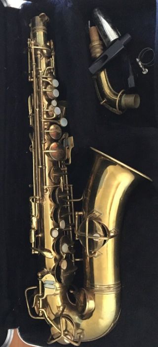 Vintage Cg Conn Wonder Alto Saxophone 1923