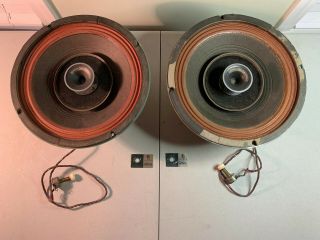 Vintage Jensen Dl - 220 Speakers As - Is Delta Series 8 Ohms 20 Watts