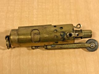 JMCO Trench Lighter Austria IFA Patent 105107 Brass 1920 ' s Antique VTG Military 3