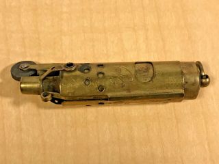 JMCO Trench Lighter Austria IFA Patent 105107 Brass 1920 ' s Antique VTG Military 4