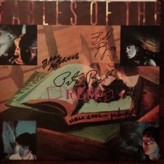 R.  E.  M Autographed Fables Of The Reconstruction Lp Hand Signed By All 4 Rem Rare