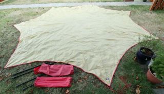 Vintage Moss Outfitter Wing 17 ' Tarp Shelter Outfitterwing Moss Design 10