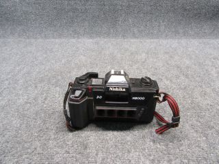 Vintage Nishika N8000 3 - D Quadra Lens Point & Shoot Film Camera