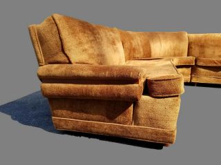 Vintage Mid Century Flexsteel Three Piece Sectional Sofa 3