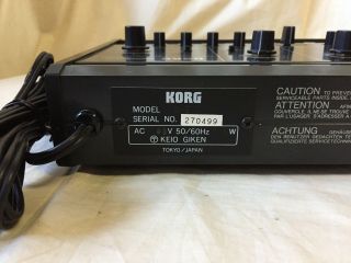 Korg X - 911 Rare Vintage Analog Guitar Synthesizer 7