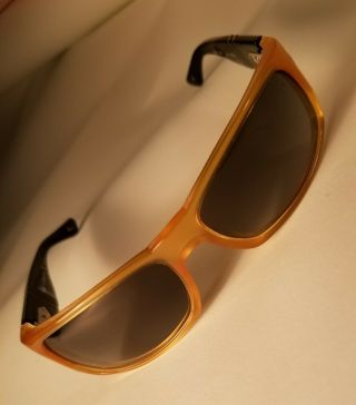 Persol 2916 - S 830/x Extremely Rare Vintage Yellow/black Wrap Frames