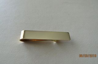 Vintage Tiffany & Co 14k Yellow Gold Wide Tie Bar